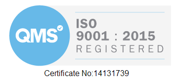 In accordance with ISO9001 standards